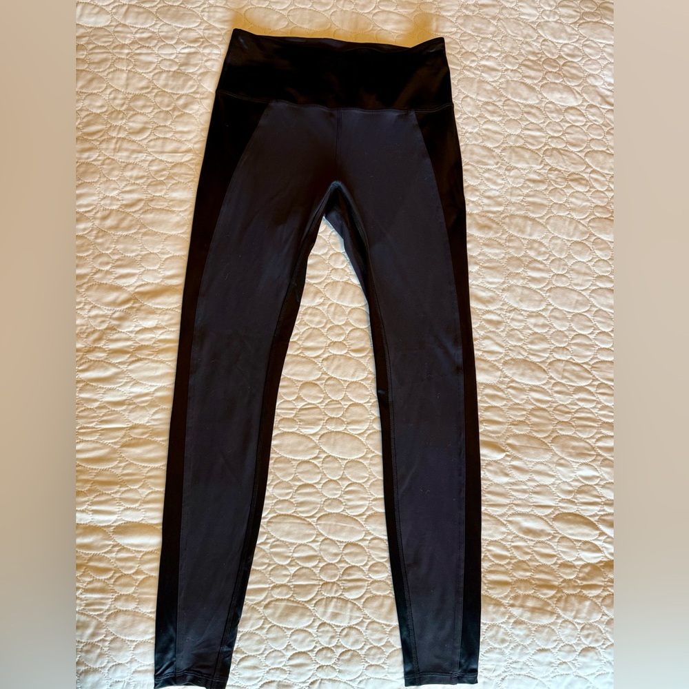 Lululemon satin side panel leggings